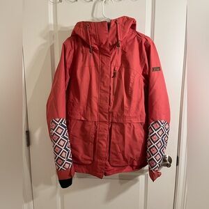 Beautiful red Roxy ski jacket in great condition